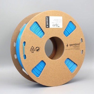 Gembird PETG, modrý / blue, 1,75 mm, 1 kg