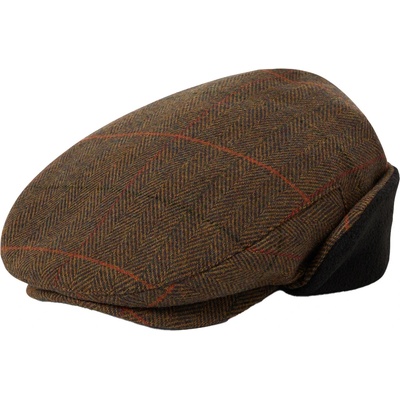 Brixton Шапка с козирка Brixton Hooligan Earflap Snap Cap - Bronze / Black / Red - размер XS (904-4887-0111)