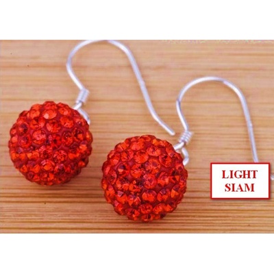 Blingstar Shamballa visací Light Siam Red E476