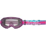 O'Neal Маска O'neal B-10 Goggle Striped Goggles - Pink / Purple - размер One Size (205-7101-0311)