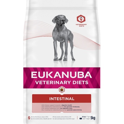 EUKANUBA 2x5кг Adult Intestinal Eukanuba veterinary diets, суха храна за кучета