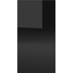 Bogdan Furniture Europe Врата с дръжка за миялна 713/596-Е20, черен гланц