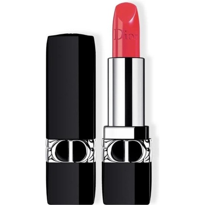 Dior Dlouhotrvající plnitelná rtěnka Rouge Dior Satin 525 Metallic Cherie 3,5 g – Hledejceny.cz