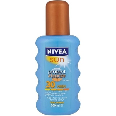 Nivea Sun Protect & Bronze Intenzívne spray na opaľovanie SPF30 200 ml