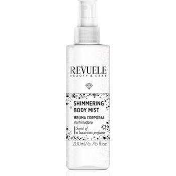 Revuele Shimmering Body Mist освежаваща мъгла за тяло цвят Silver 200ml