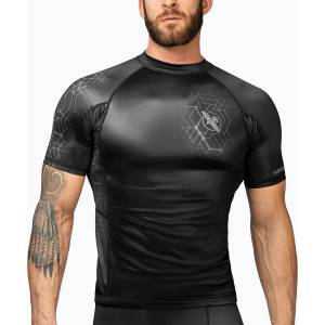 Hayabusa Мъжка предпазна жилетка Hayabusa Geo Rashguard Shortsleeve grey