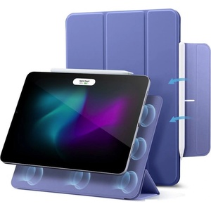 ESR Rebound Magnetic Case - магнитен полиуретанов калъф с поставка за iPad Pro 11 (2024) (лилав)