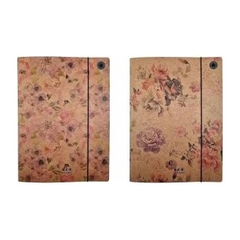Ziemia Obiecana A4 briefcase with eraser Misty Flowers (10pcs)