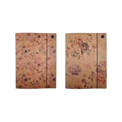 Ziemia Obiecana A4 briefcase with eraser Misty Flowers (10pcs)