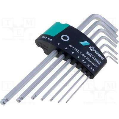 Wera klíč imbus Hex-Plus 7ks 05022101001
