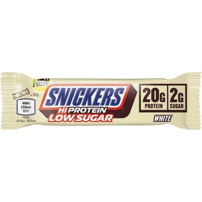 Snickers and Mars Snickers Hi-Protein Bar | Low Sugar [57 грама] Бял шоколад