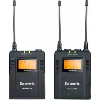 Saramonic Микрофон Saramonic - UwMic9 Kit1 UHF, безжичен, черен (UwMic9 HU9)