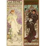 Bluebird Puzzle - Puzzle Alfonz Mucha: Collage - 500 piese