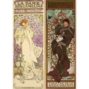 Bluebird Puzzle - Puzzle Alfonz Mucha: Collage - 500 piese