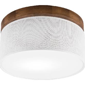 Brilagi - LED Плафон BELLADONNA 1xE27/15W/230V Ø 30 см бял/дъб череша (BG1368)