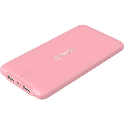 ORICO Scharge 10000mAh Power Bank - външна батерия 10000mAh с два USB изхода (розова)