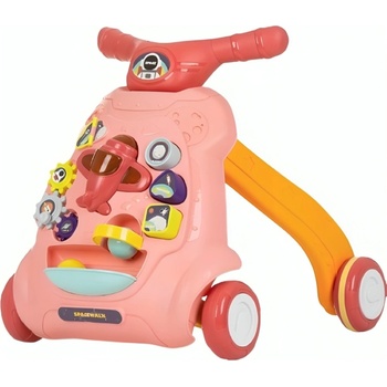 Chipolino Музикална играчка на колела Chipolino - Самолетче, розово (MIKPLN242PI)