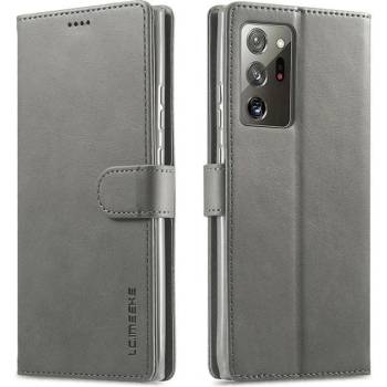 Pouzdro IMEEKE PU kožené peněženkové Samsung Galaxy Note 20 Ultra - šedé