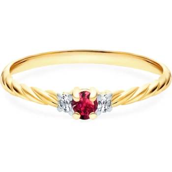 Image 1 of SAVICKI Годежен пръстен savicki: злато, рубин