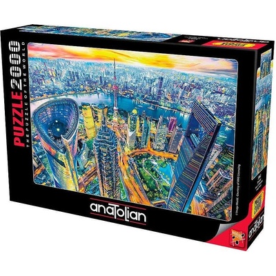 Anatolian - Пъзел Изглед над Шанхай, 2000 части