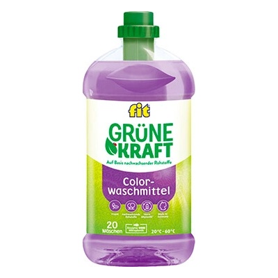 Grüne Kraft prací gél na farebnú bielizeň Fit 1,32 l
