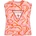 GUESS Многоцветна къса тениска за момиче с контрастно лого Guess