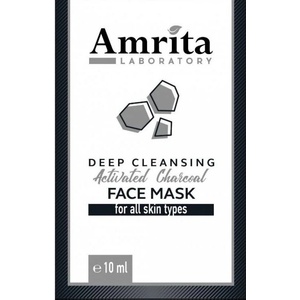 Amrita Маска за лице с активен въглен, 10 ml