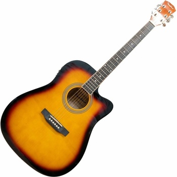 Pasadena SG028CE Vintage Sunburst Електро-акустична китара Дреднаут