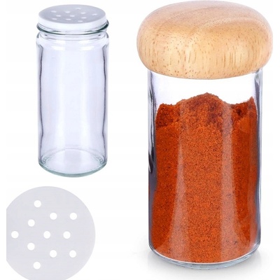 Orion Skleněná kořenka s dřevěným víčkem 1ks