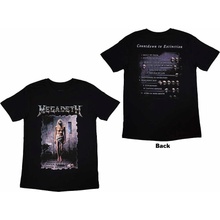 Megadeth tričko Countdown BP Black