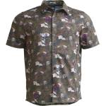 Zimtstern Мъжка фланелка с къс ръкав за колоездене Zimtstern Braapz Riding Shirt S/S Cycling jersey - Military Olive (056-3317-0113)