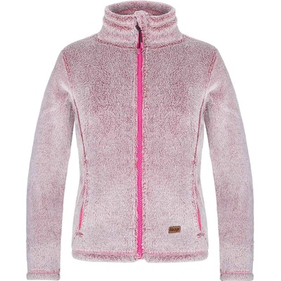 Loap CHASCA dětská fleece mikina růžová žíhaná – Zboží Dáma