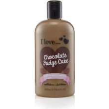 I Love Bubble Bath & Shower Crème Chocolate Fudge Cake sprchový krém 500 ml