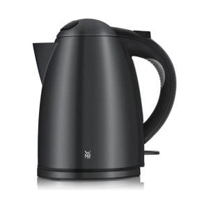 WMF Stelio kettle stainless steel 1.7L, electric kettle with limescale filter, 2400 W, illuminated water level indicator, matt black stainless steel - 413020072 Електрически кани
