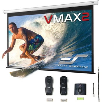 Elite Screens Електрически прожекционен екран, стена/таван, 366 x 274 cm, EliteScreens VMAX180XWV, Формат 4: 3, Trigger 12V (VMAX180XWV)