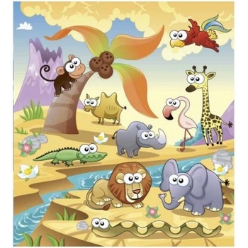 DIMEX ART s. r. o Флизелинов фототапет животни от савана 225 x 250 см