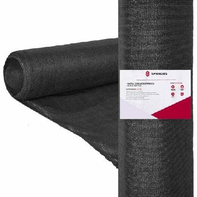 Stínící síť - 90% stínění - 1,5x25m - černá
