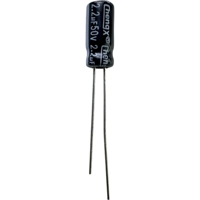 Elektrolytický kondenzátor Chengx 2.2uF/50V 5x11mm 20%