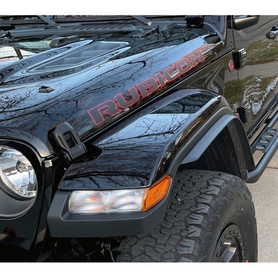 Rozšírenie lemov blatníkov, Zvýšená svetlá výška (+2"), Čierna, Jeep Gladiator JT