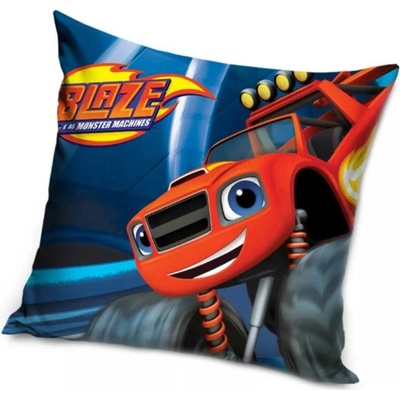 Carbotex Vankúš Plamienok a Štvorkoláci Červený Monster Truck 40x40
