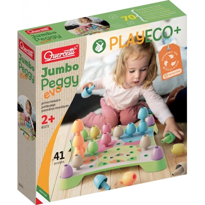 Quercetti 82272 PlayEco+ Jumbo Peggy EVO – Zboží Mobilmania