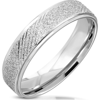 Šperky4U NSS3008 Pánský snubní ocelový prsten NSS3008 6