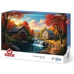 Art Puzzle Пъзел Art Puzzle от 1000 части - Водопадът на елените (41045)