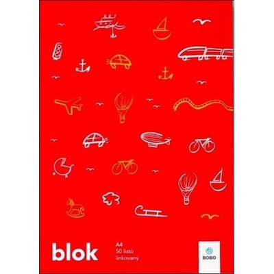 Poznámkový blok SVĚT A4 - linkovaný 50 listů