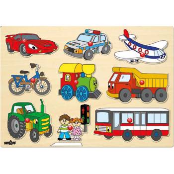 Woodyland Дървен пъзел, Превозни средства (91906)