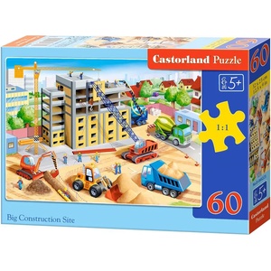 Castorland - Puzzle Big Construction Site 60 - 40 - 99 piese