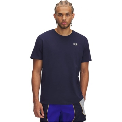 Under Armour Тениска Under Armour Heavyweight Left Chest Patch T-Shirt - Blue