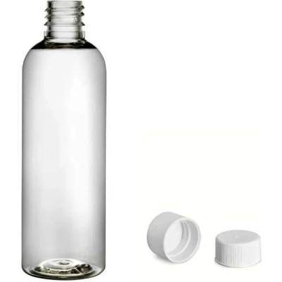 Via Plastová lahvička čirá s bílým uzávěrem 100 ml