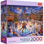 Trefl Пъзел Trefl от 2000 части - Празнична вечер с кънки на лед (99348)