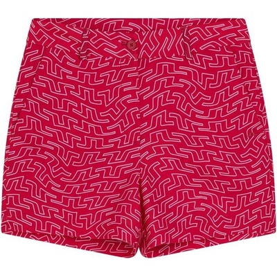 J.Lindeberg dámské šortky Golf Gwen Printed růžové/potisk loga